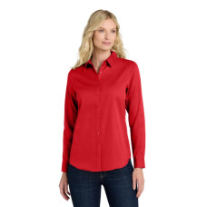 Port Authority Ladies Long Sleeve SuperPro ReactTwill Shirt. LW808