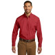 Port Authority Long Sleeve Carefree Poplin Shirt. W100 Port Authority Long Sleeve Carefree Poplin Shirt. W100