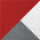 Red/ White/ Heather Grey 