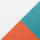 White/ Hawaiian Blue/ Pale Orange 