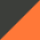 Grey Steel/ Neon Orange 