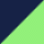 Team Navy/ Flash Green 