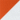 Deep Orange/ White