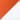 Deep Orange/ White