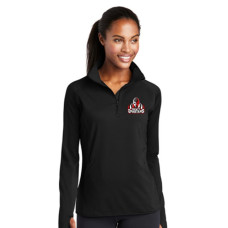 Sport-Tek® Ladies Sport-Wick® Stretch 1/2-Zip Pullover. LST850