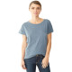 Ladies' Rocker Garment-Dyed Distressed T-Shirt