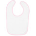 Infant Contrast Trim Terry Bib