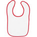 Infant Contrast Trim Terry Bib
