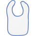 Infant Contrast Trim Terry Bib
