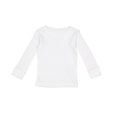 Infant Long-Sleeve Baby Rib Pajama Top