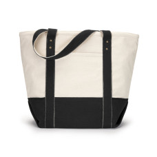 Seaside Zippered Cotton Tote