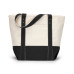 Seaside Zippered Cotton Tote