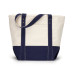 Seaside Zippered Cotton Tote