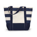 Seaside Zippered Cotton Tote