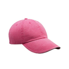 Adult Solid Low-Profile Sandwich Trim Twill Cap