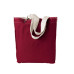 14 oz. Direct-Dyed Raw-Edge Tote