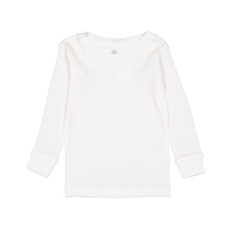 Toddler Long-Sleeve Baby Rib Pajama Top