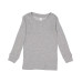 Toddler Long-Sleeve Baby Rib Pajama Top