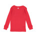 Toddler Long-Sleeve Baby Rib Pajama Top