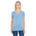 Ladies' Triblend Short-Sleeve V-Neck T-Shirt