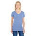 Ladies' Triblend Short-Sleeve V-Neck T-Shirt