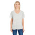 Ladies' Triblend Fleck Short-Sleeve V-Neck T-Shirt