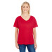 Ladies' Triblend Fleck Short-Sleeve V-Neck T-Shirt