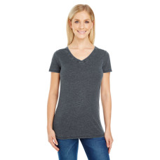 Ladies' Vintage Dye Short-Sleeve V-Neck T-Shirt
