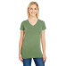 Ladies' Vintage Dye Short-Sleeve V-Neck T-Shirt
