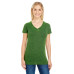 Ladies' Cross Dye Short-Sleeve V-Neck T-Shirt
