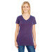 Ladies' Cross Dye Short-Sleeve V-Neck T-Shirt