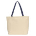 Colored Handle Tote