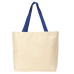 Colored Handle Tote