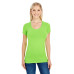 Ladies' Spandex Short-Sleeve Scoop Neck T-Shirt