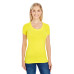 Ladies' Spandex Short-Sleeve Scoop Neck T-Shirt