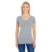 Ladies' Spandex Short-Sleeve Scoop Neck T-Shirt