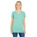 Ladies' Pigment-Dye Short-Sleeve V-Neck T-Shirt
