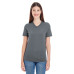 Ladies' Fine Jersey Short-Sleeve V-Neck