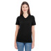 Ladies' Fine Jersey Short-Sleeve V-Neck