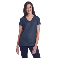 Ladies' Liquid Jersey V-Neck T-Shirt