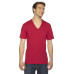 Unisex USA Made Fine Jersey Short-Sleeve V-Neck T-Shirt