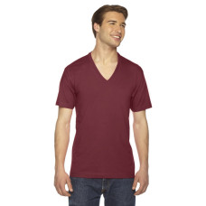 Unisex USA Made Fine Jersey Short-Sleeve V-Neck T-Shirt
