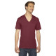 Unisex USA Made Fine Jersey Short-Sleeve V-Neck T-Shirt