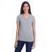 Ladies' Invisible Stripe V-Neck T-Shirt