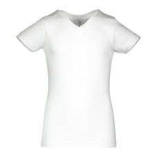 Girls' V-Neck Fine Jersey T-Shirt