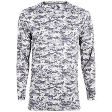 Adult Digi Camo Wicking Long-Sleeve T-Shirt
