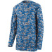 Youth Digi Camo Wicking Long-Sleeve T-Shirt
