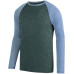 Adult Kinergy Two-Color Long-Sleeve Raglan T-Shirt