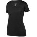 Ladies' Shadow Tonal Heather Short-Sleeve Training T-Shirt