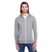 Unisex Triblend Full-Zip Light Hoodie